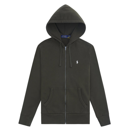 Loopback Full-Zip Hoodie | Dark Loden