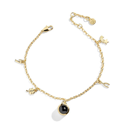 Personalized Mini Charm Photo Bracelet