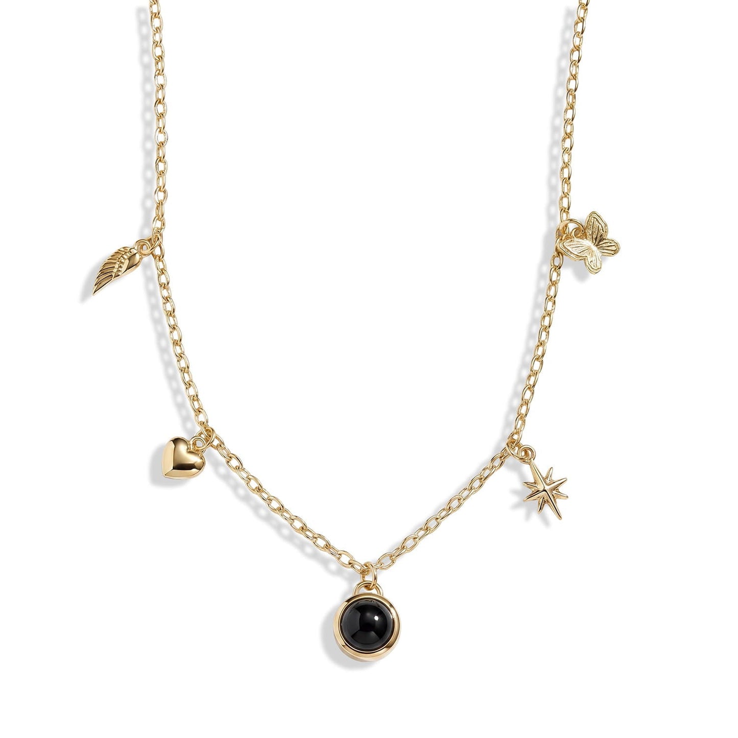 Personalized Mini Charm Photo Necklace