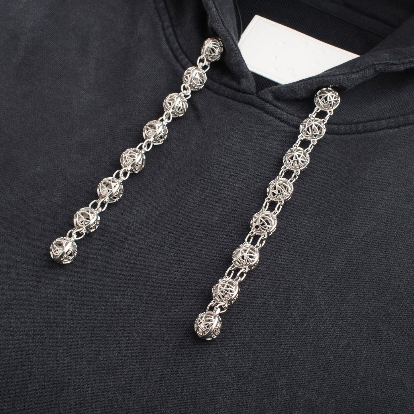 Metal Drawstring Hoodie