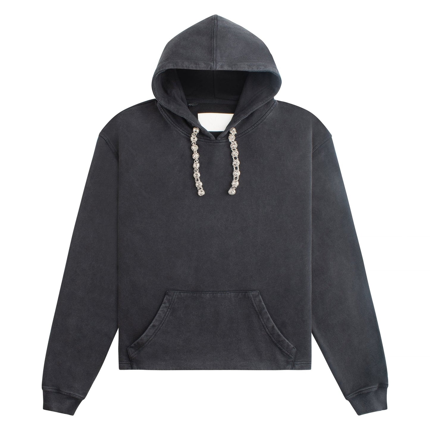 Metal Drawstring Hoodie