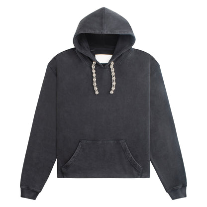 Metal Drawstring Hoodie