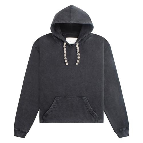 Metal Drawstring Hoodie