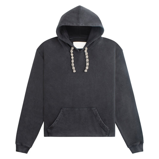 Metal Drawstring Hoodie