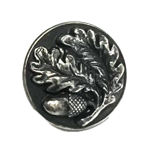 Metal AntiqueSilver Acorn-15mm