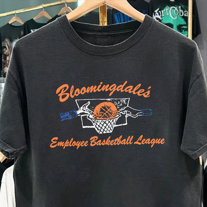 Bloomingdale's Basketball Washed Black T-Shirt