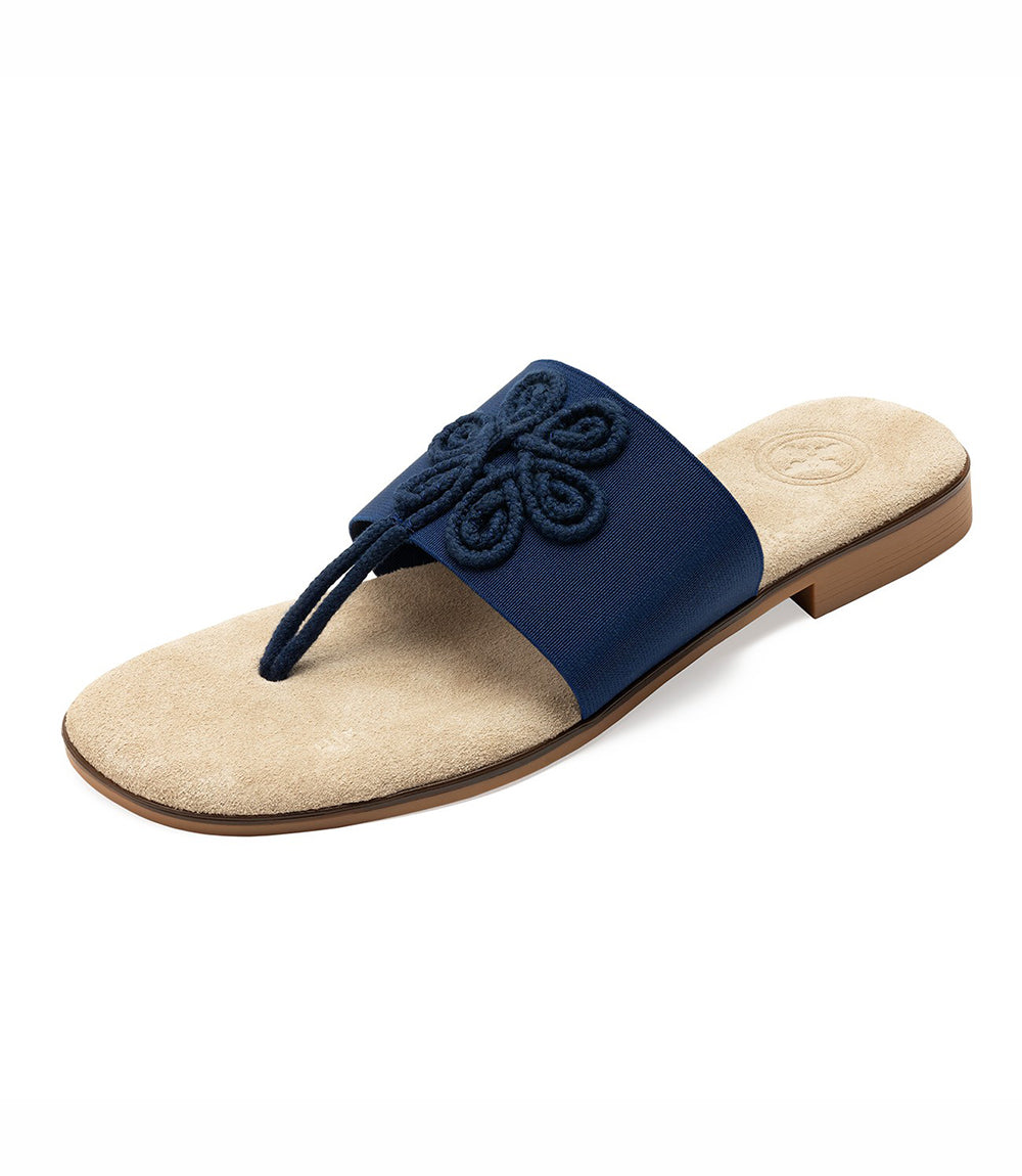 Charleston Shoe Co. Morris Flower Thong Sandals