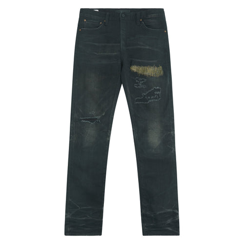 Nara Slim Kuro Gold Leaf Repair Denim