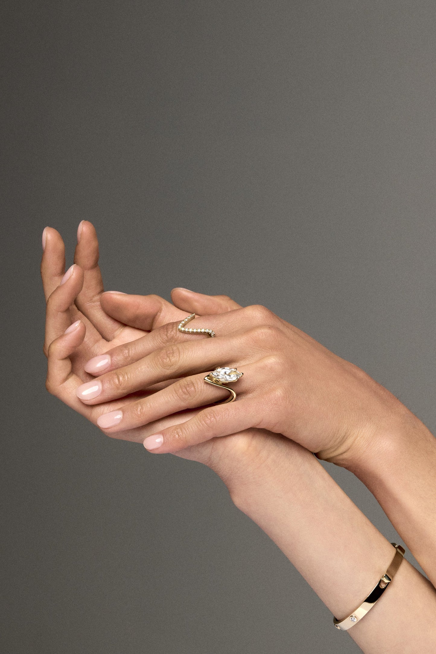 Alex Diamond Wedding Band | 18K White Gold
