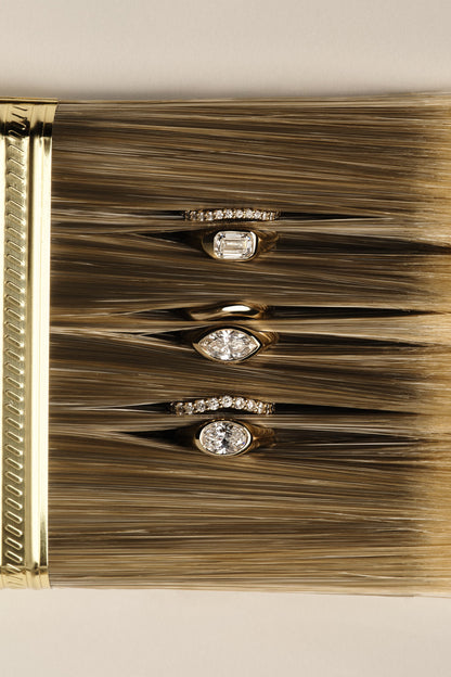 Insignia Band | 18K White Gold