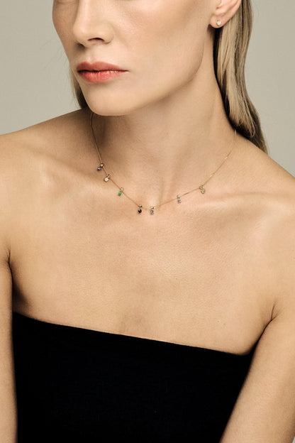 Birthstone Pendant | 9K Yellow Gold