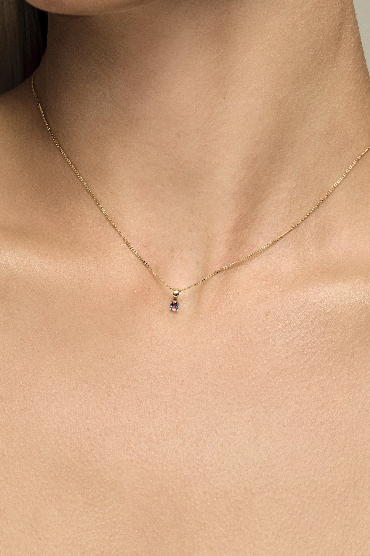 Birthstone Pendant | 9K Yellow Gold