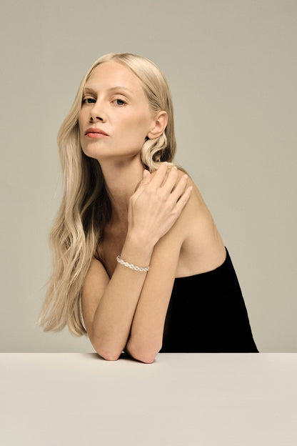 Margot Bracelet | Silver or 9K White Gold