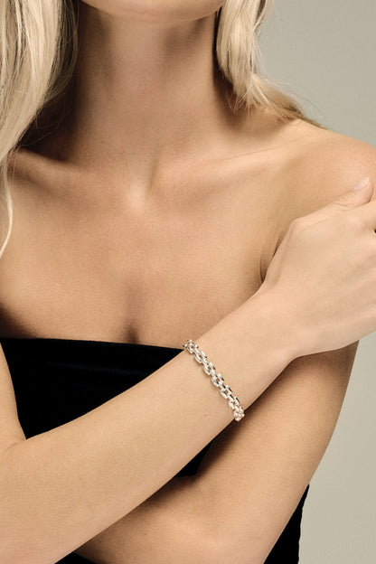 Margot Bracelet | Silver or 9K White Gold