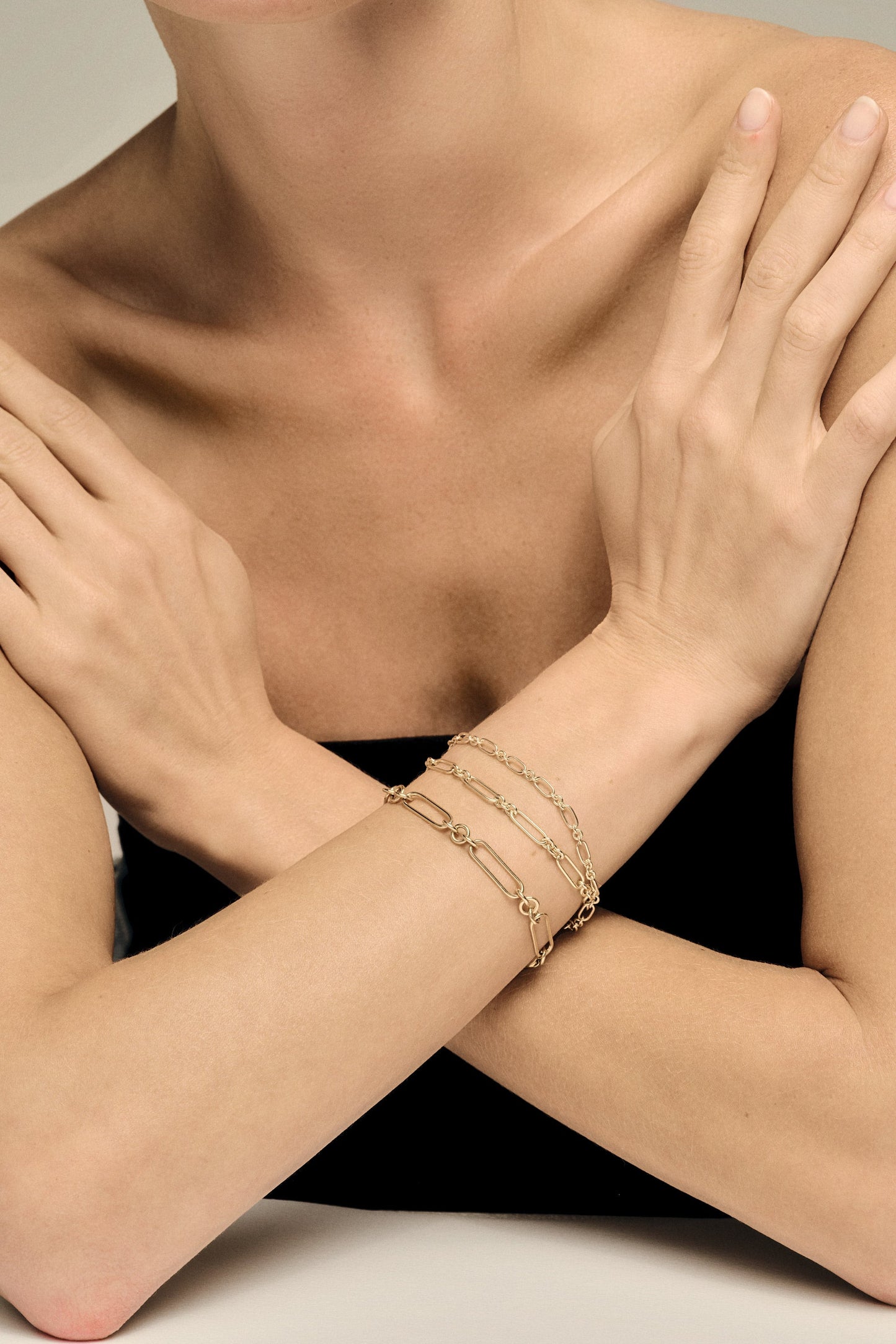 Medium Lennox Bracelet | 9K Yellow or Rose Gold