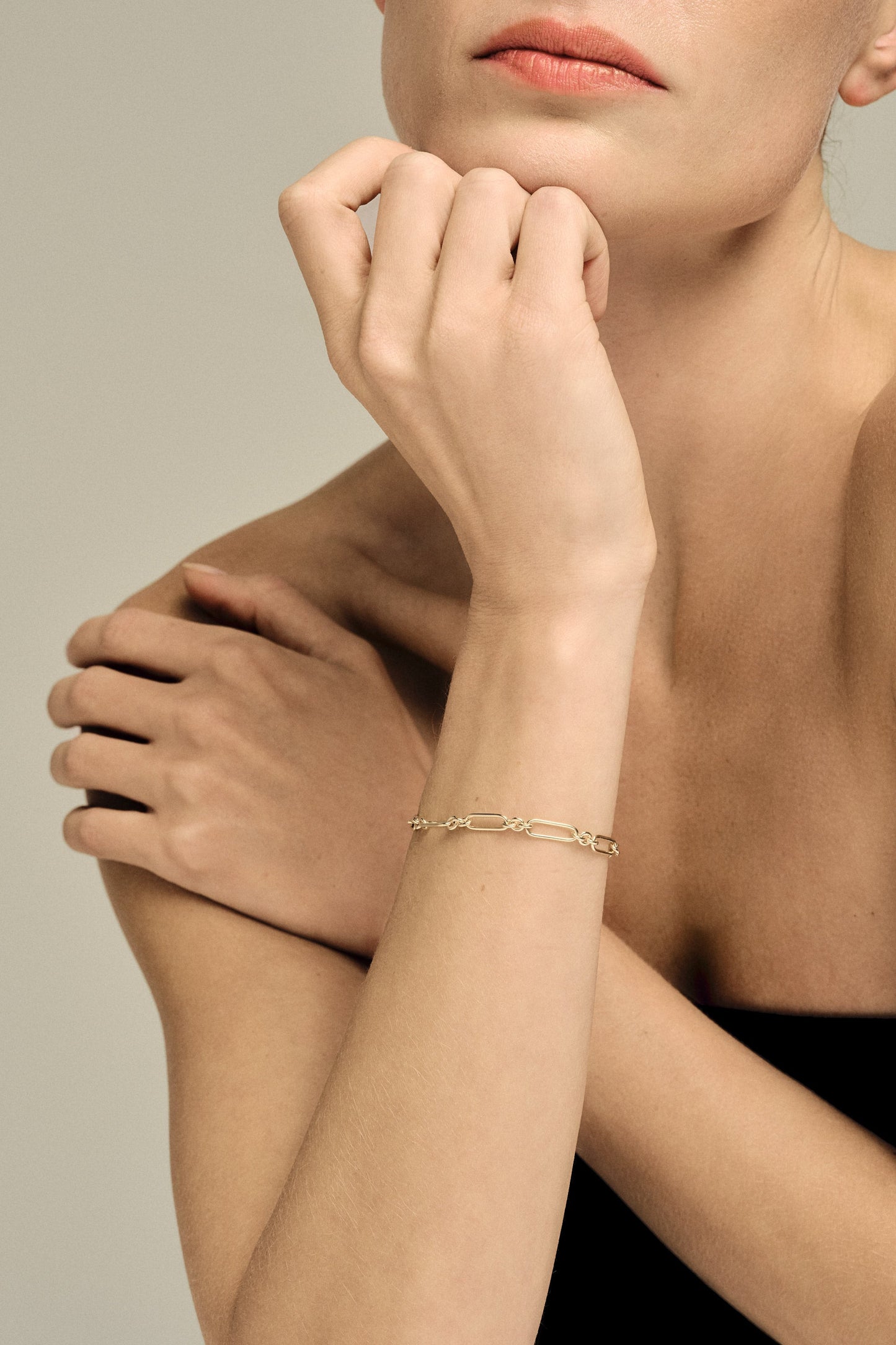 Medium Lennox Bracelet | 9K Yellow or Rose Gold