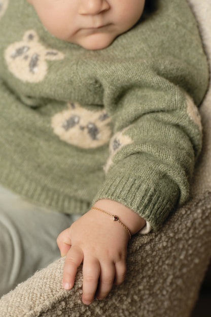 Baby Heart Bracelet | 9K White Gold