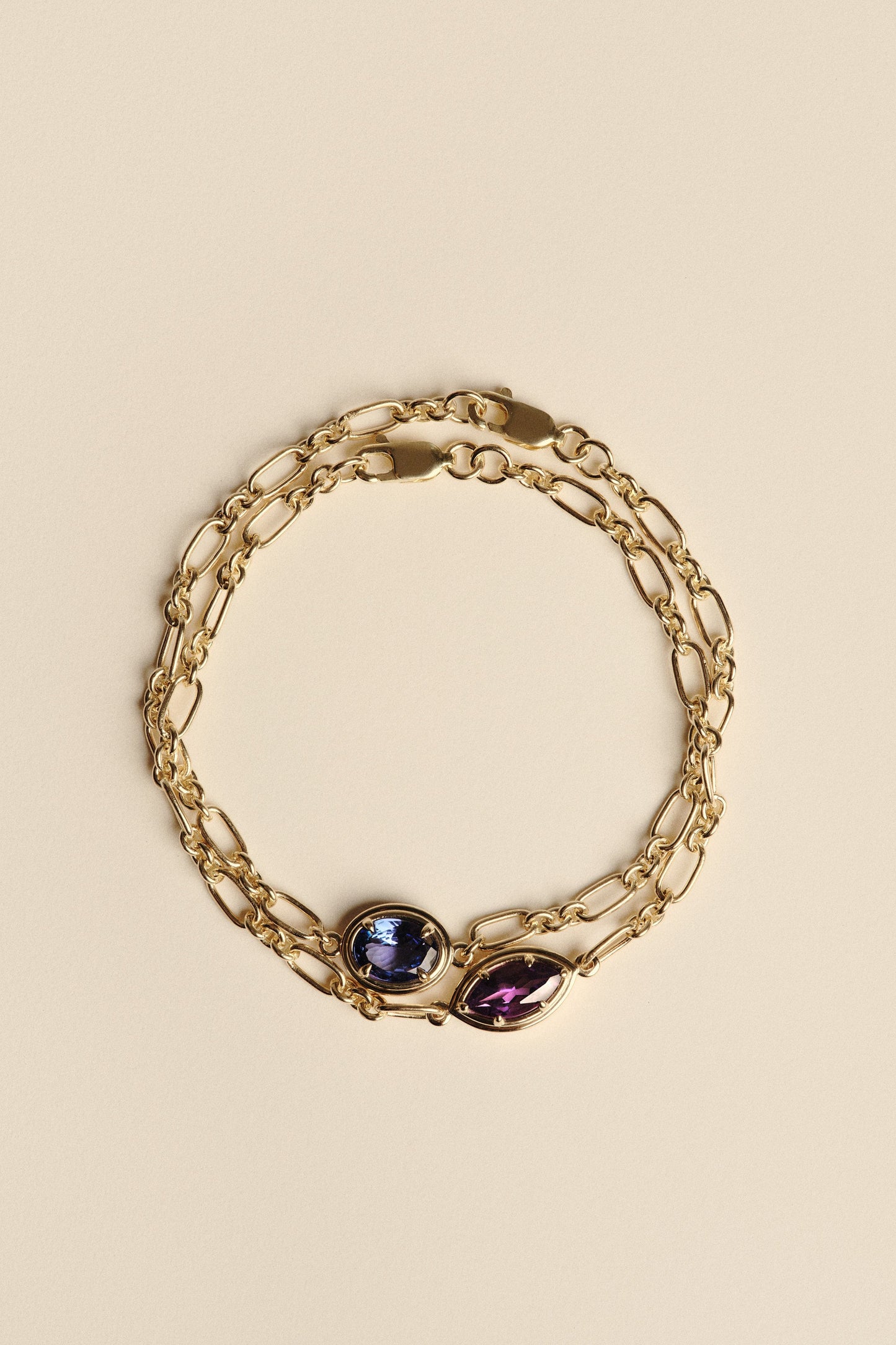 Roma Pear Gemstone Bracelet | Yellow Gold