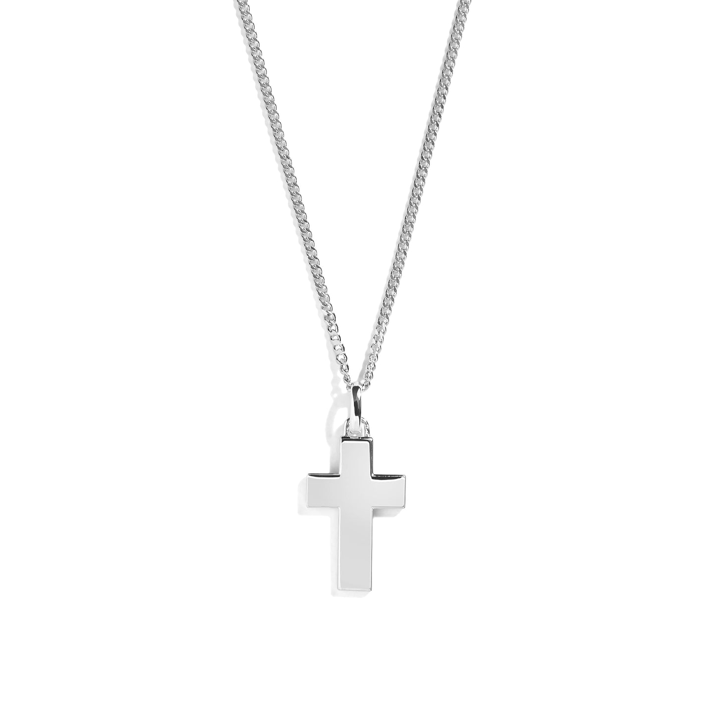 Engravable Cross Necklace