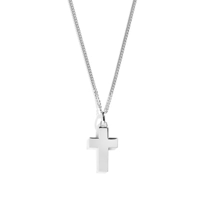Engravable Cross Necklace