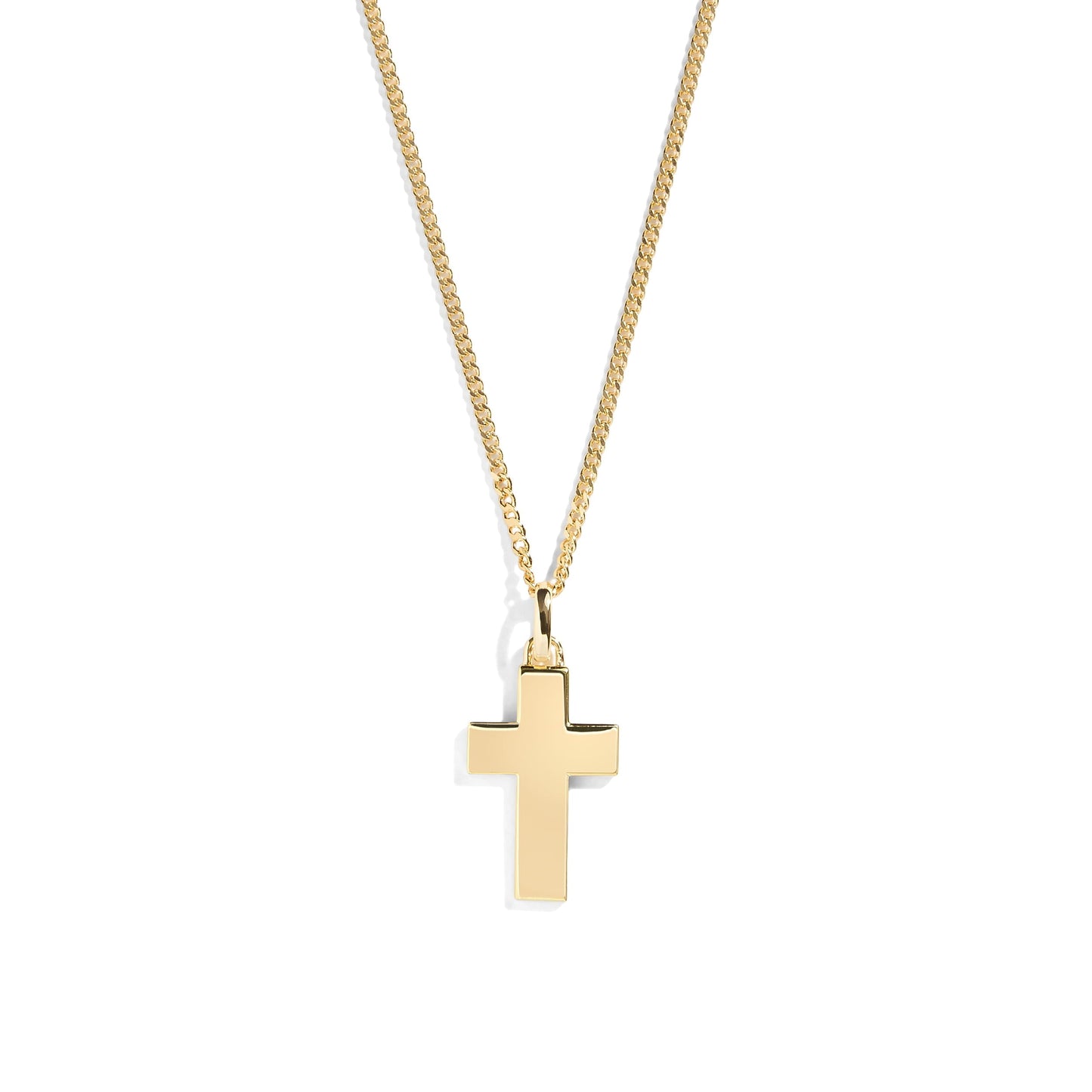 Engravable Cross Necklace
