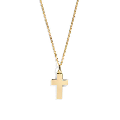 Engravable Cross Necklace