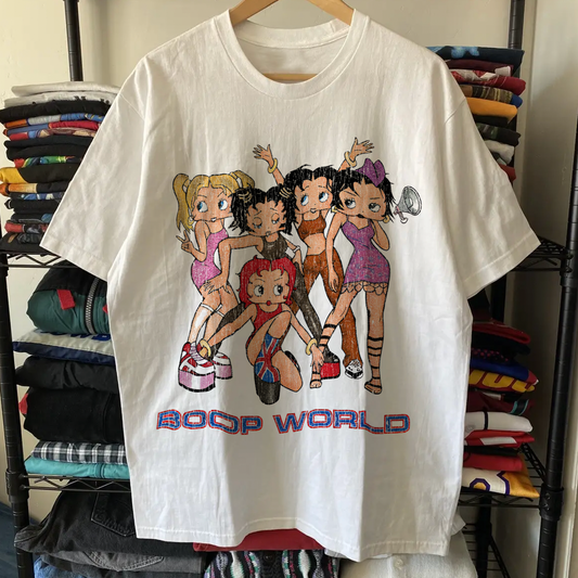 Ultra Rare '98 Boop World Washed White Tee