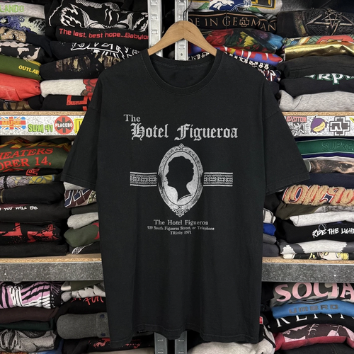 Hotel Figueroa Grail Washed Black Tee
