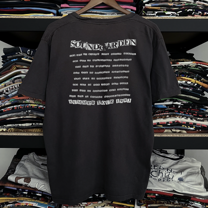 1993 Soundgarden Kali Tour Washed Black Tee