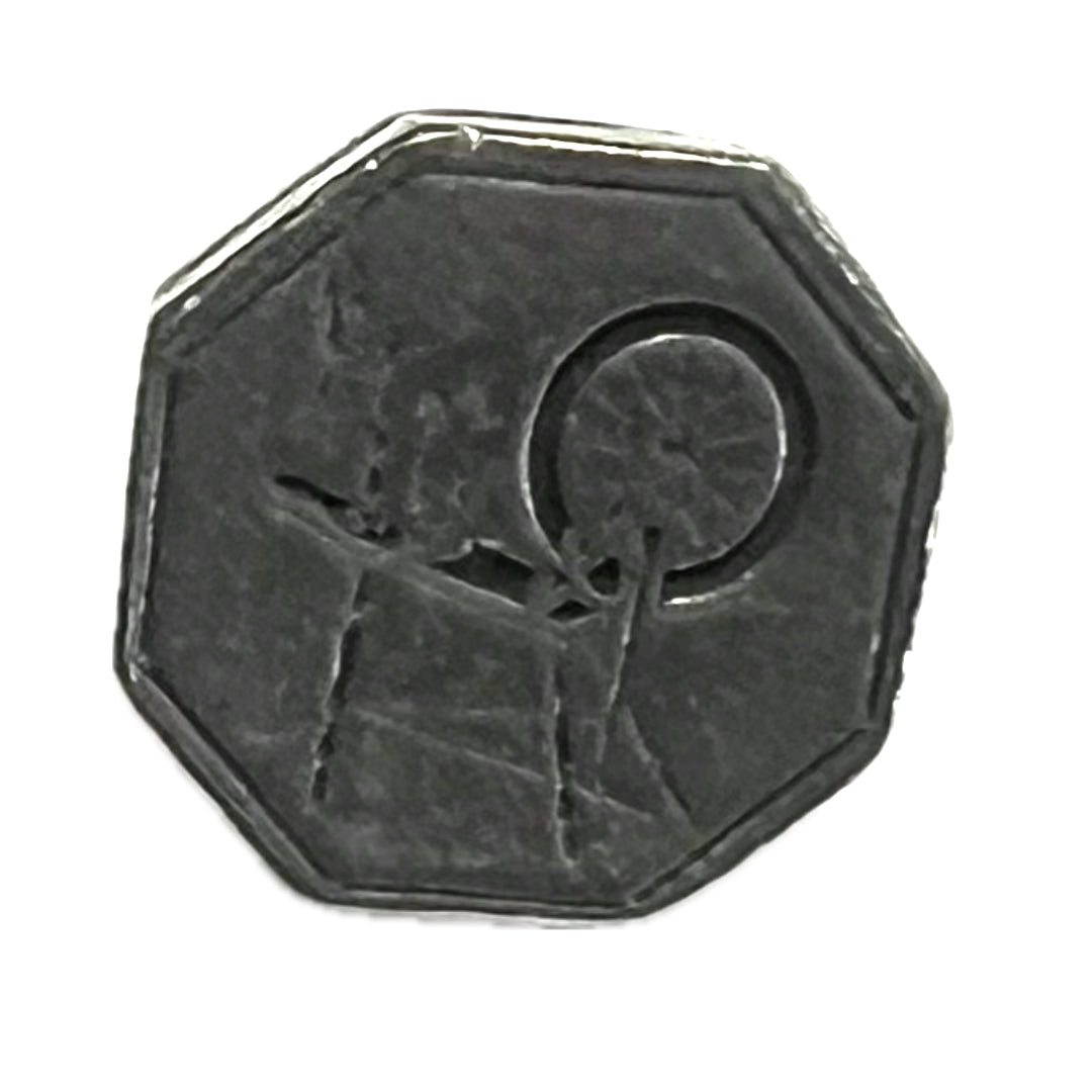 Pewter Spinning Wheel