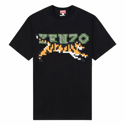 Pixel Oversized Tee | Black