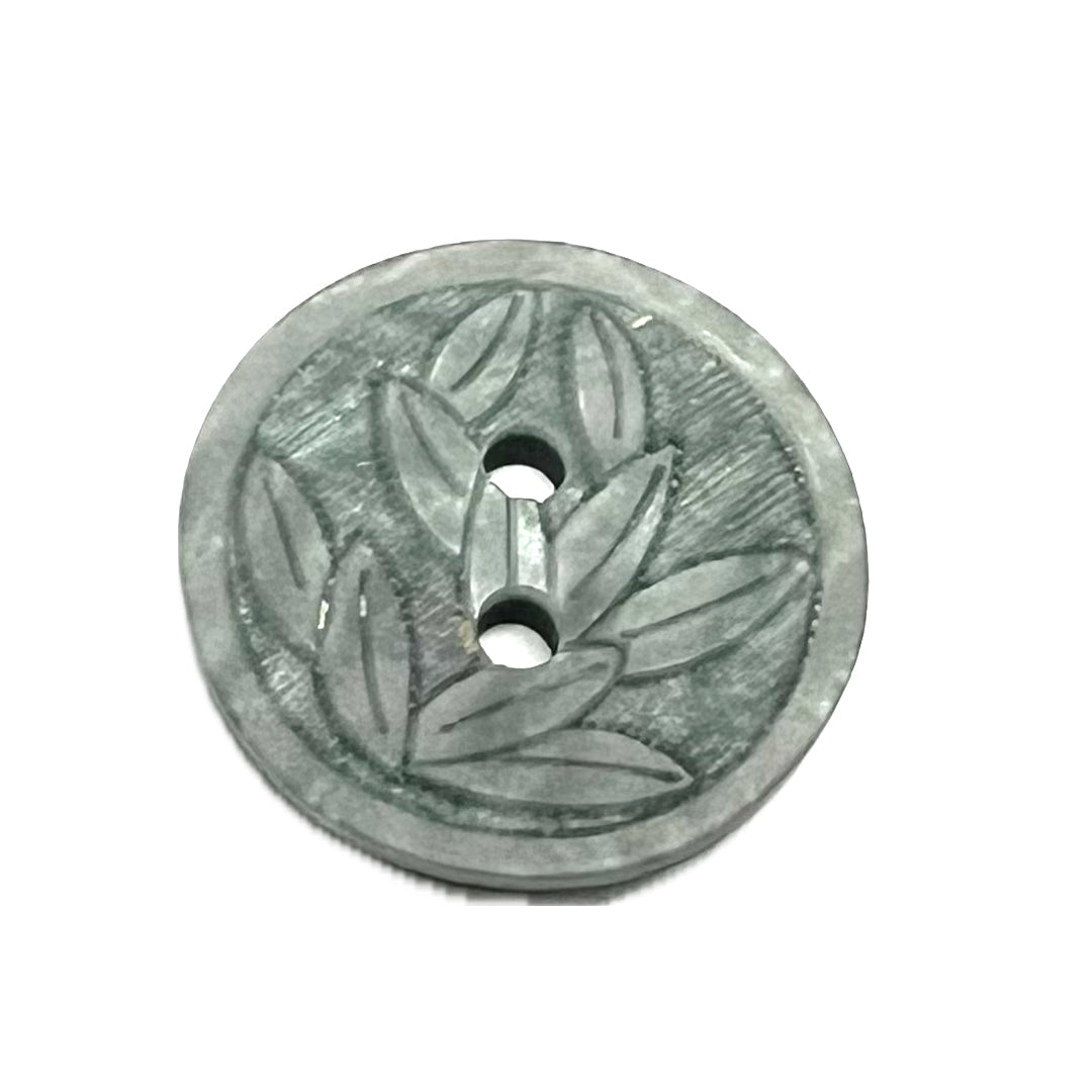 Polyester Button-Dark Green
