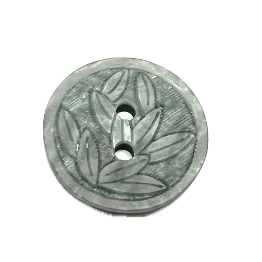 Polyester Button-Dark Green