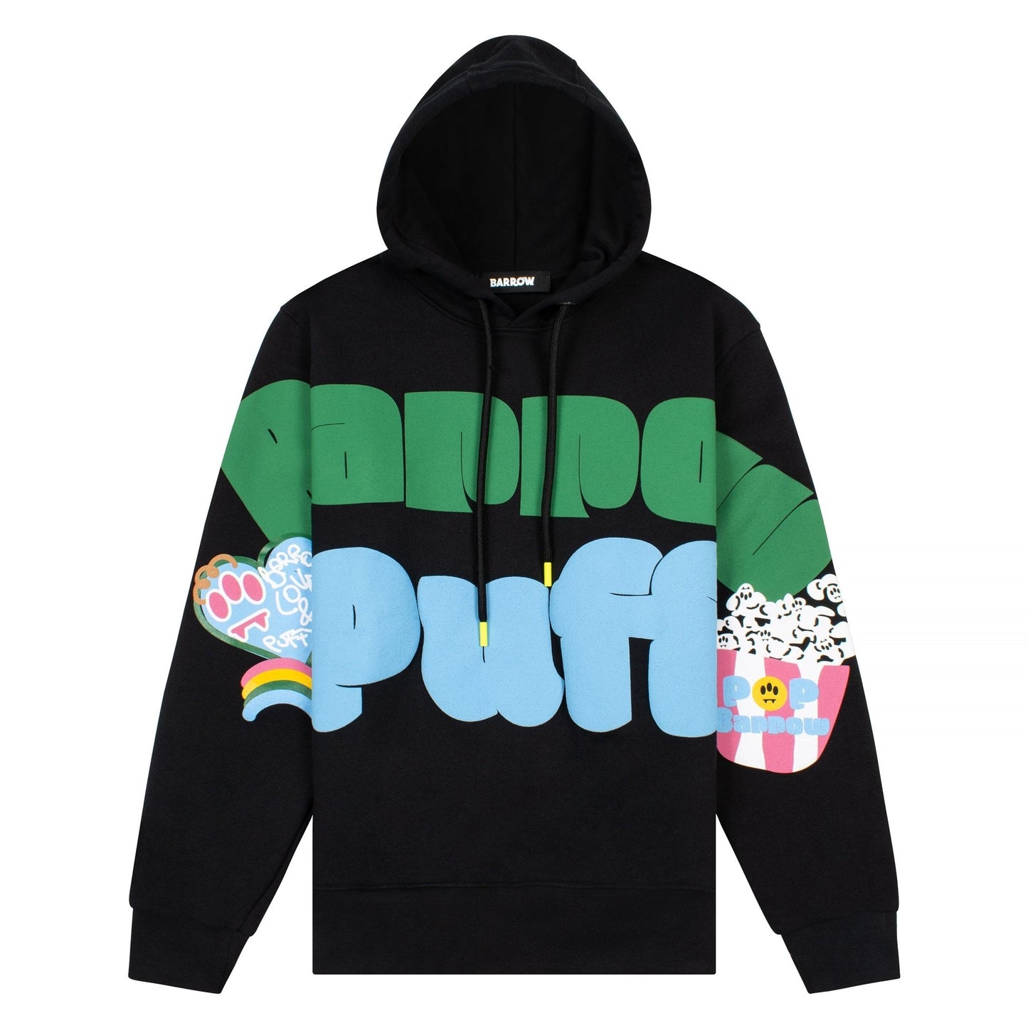Puff Print Hoodie | Black