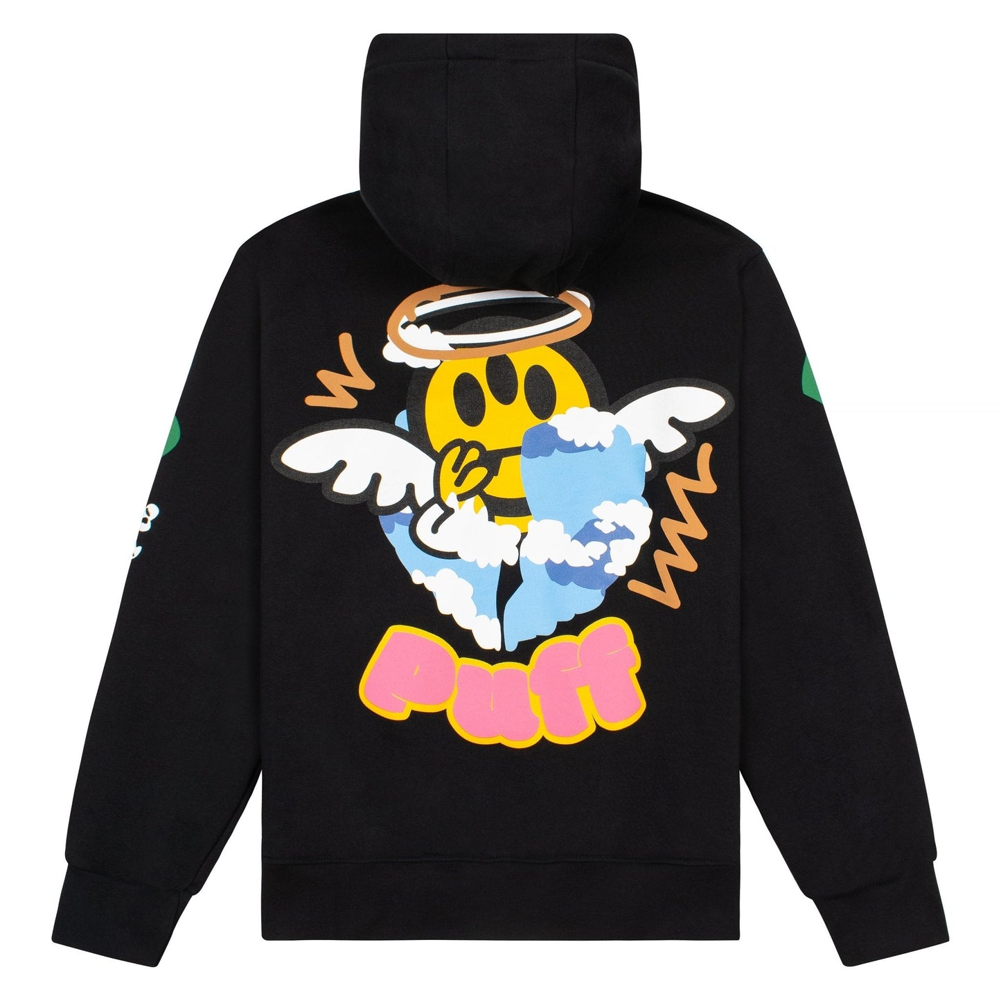 Puff Print Hoodie | Black