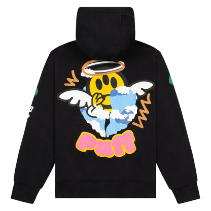 Puff Print Hoodie | Black