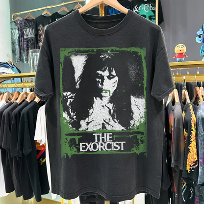 The Exorcist Washed Black Tshirt