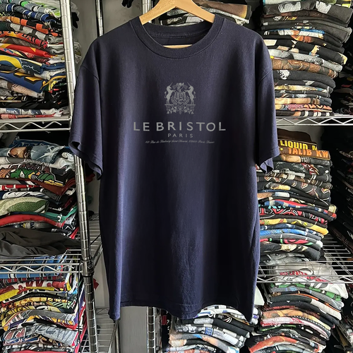 Rare Le Bristol Paris Washed Navy Tee