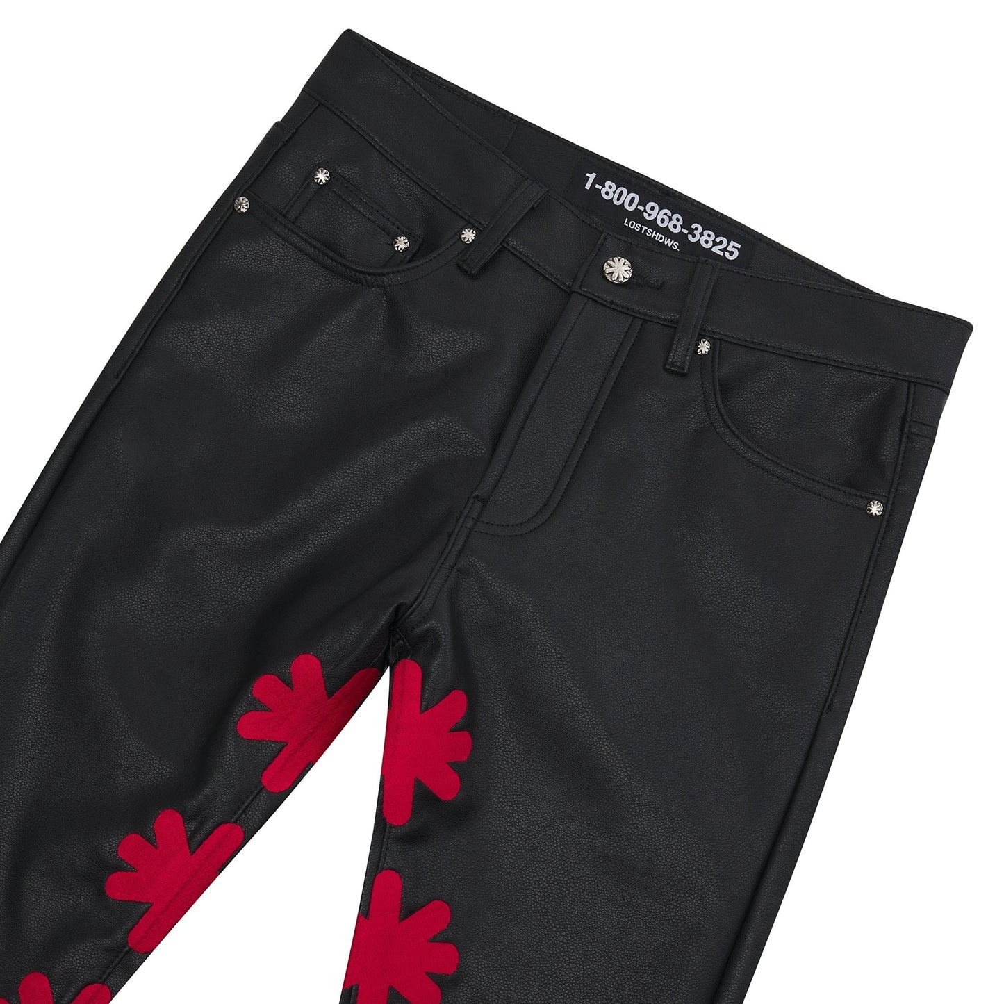 Red Leather Pant