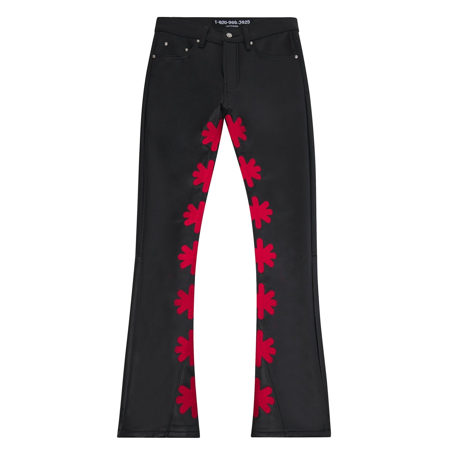 Red Leather Pant