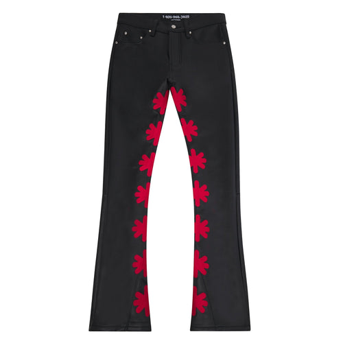 Red Leather Pant