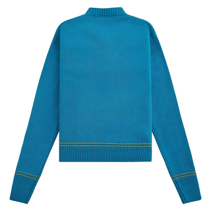 Roundneck Logo Sweater | Cobalt