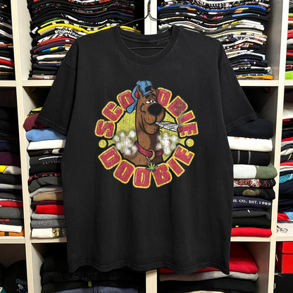 Scoobie Doobie Washed White Parody Tee