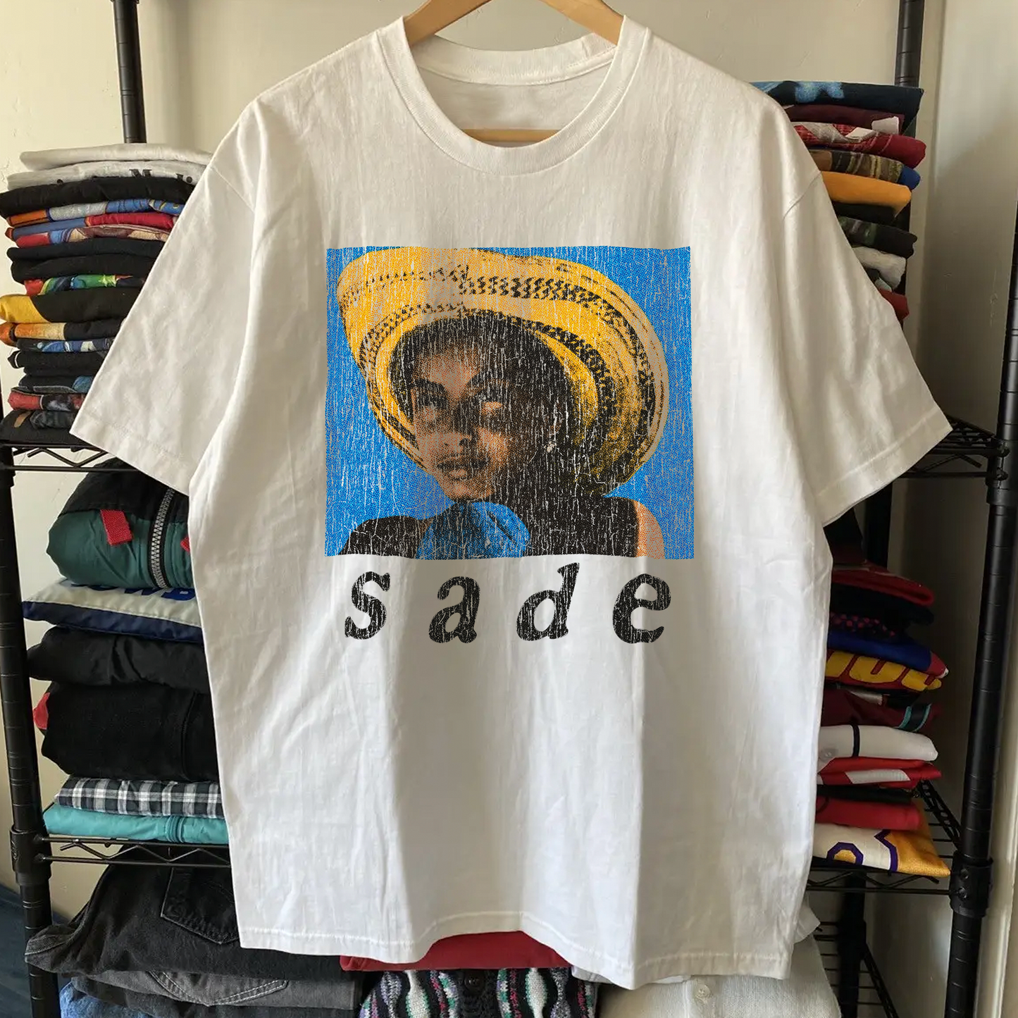 Sade Washed White Tee