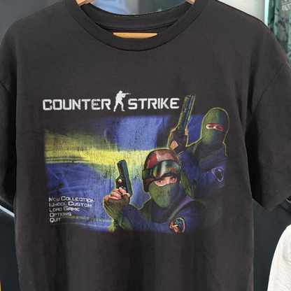 99 Cs 1.6 Landing Vintage Washed Black T-Shirt