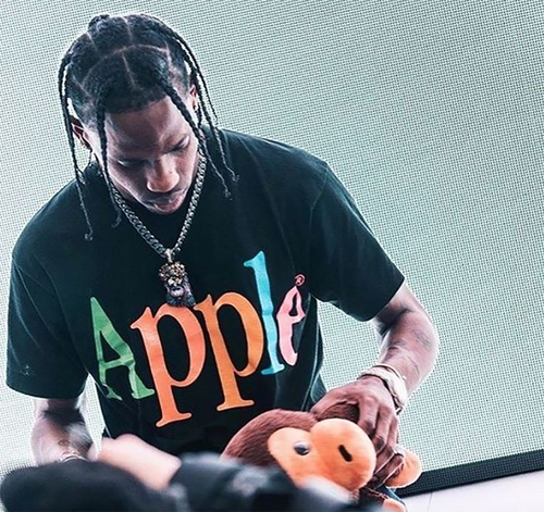 90's Apple Vintage Washed Black T-Shirt