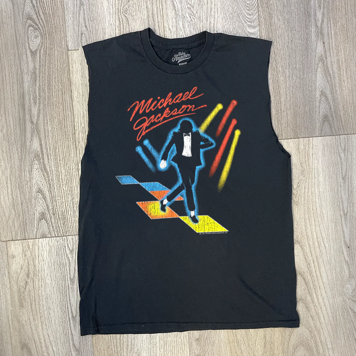 Rare Vintage MJ Cut Off Washed Tee