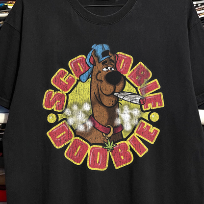 Scoobie Doobie Washed White Parody Tee
