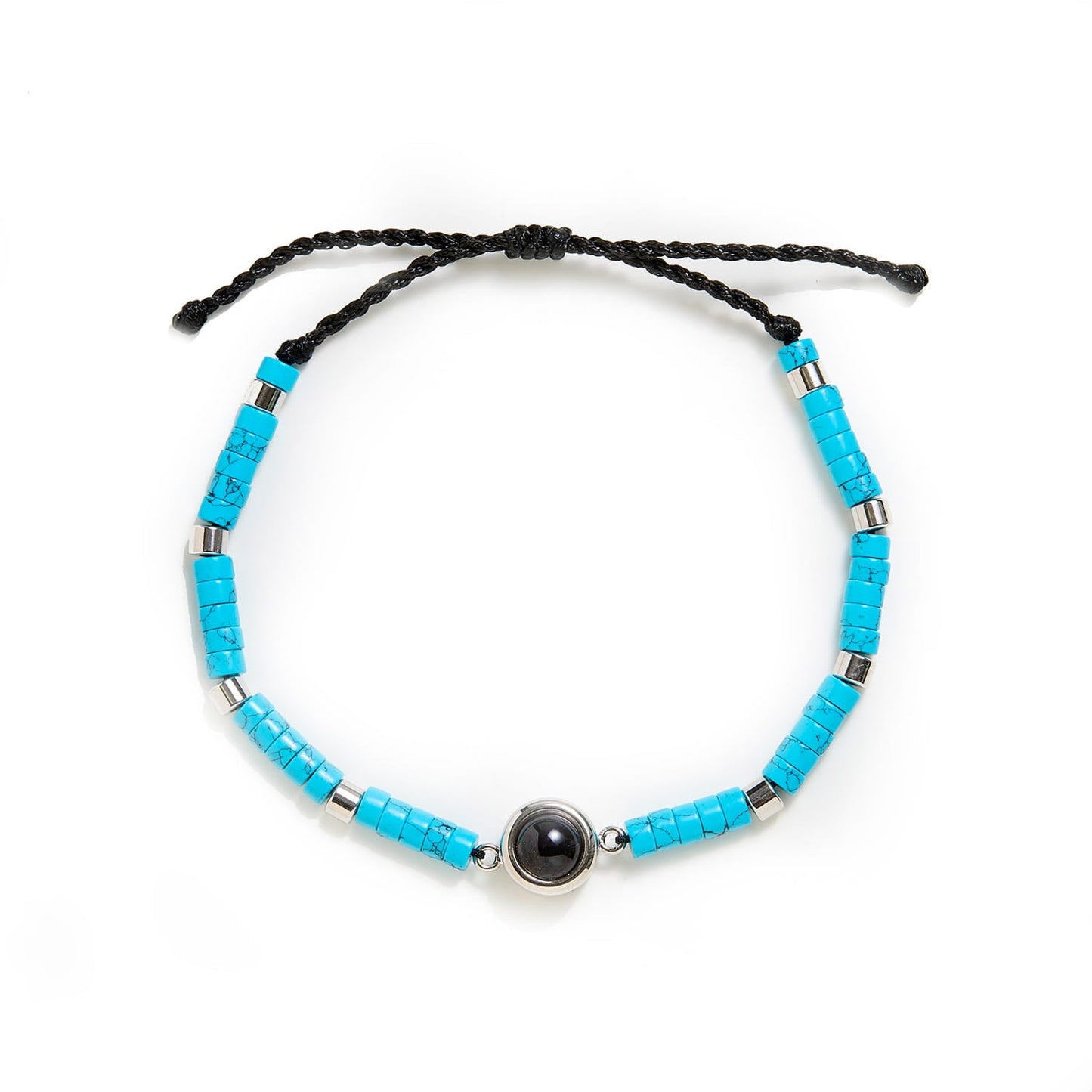Personalized Beaded Photo Bracelet
