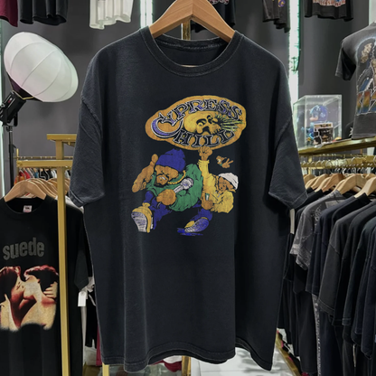 90S Cypress Hill Washed Black Tee